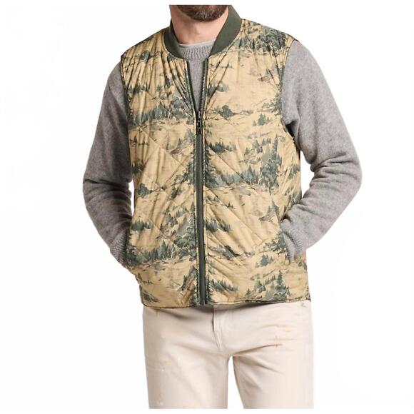 NEW PENDLETON wildwood reversible vest in northwest trees